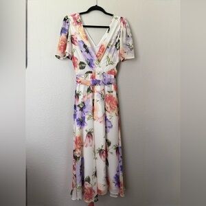 Maison Tara | Floral V-Neck Maxi Dress